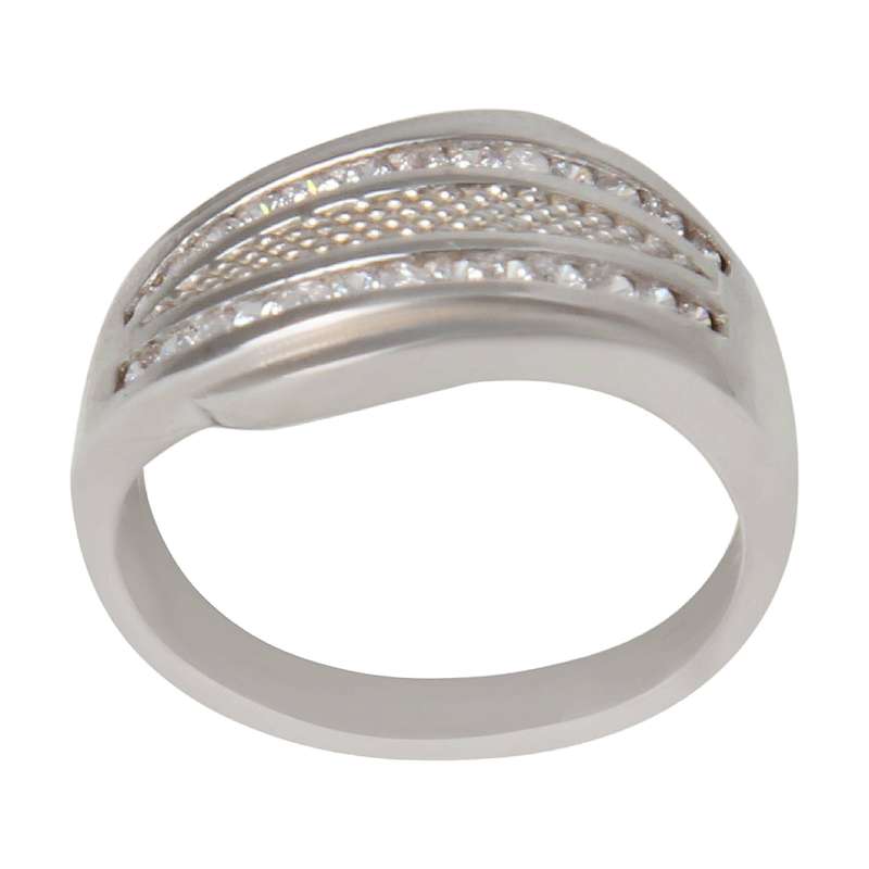 انگشتر نقره مردانه مدل آبکاری رادیوم کد AM_2267