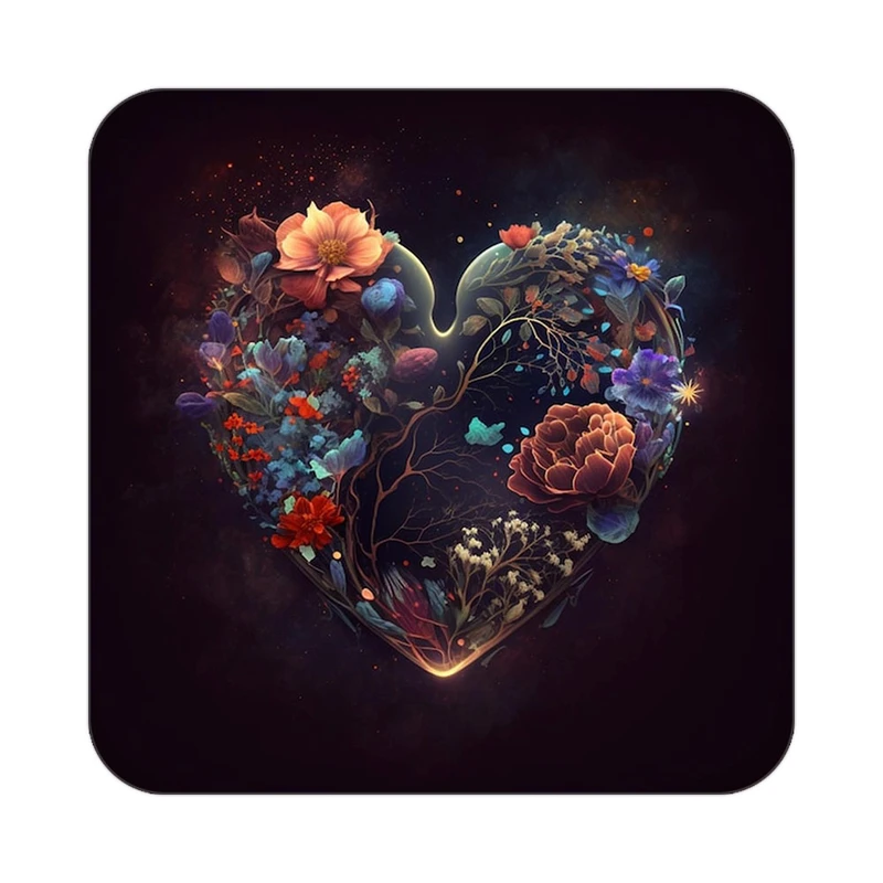 زیر لیوانی کاکتی مدل عاشقانه کد mp13637