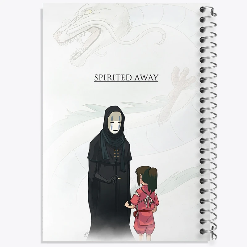 دفتر مشق 50 برگ خندالو طرح انیمه شهر اشباح (Spirited Away) کد F350