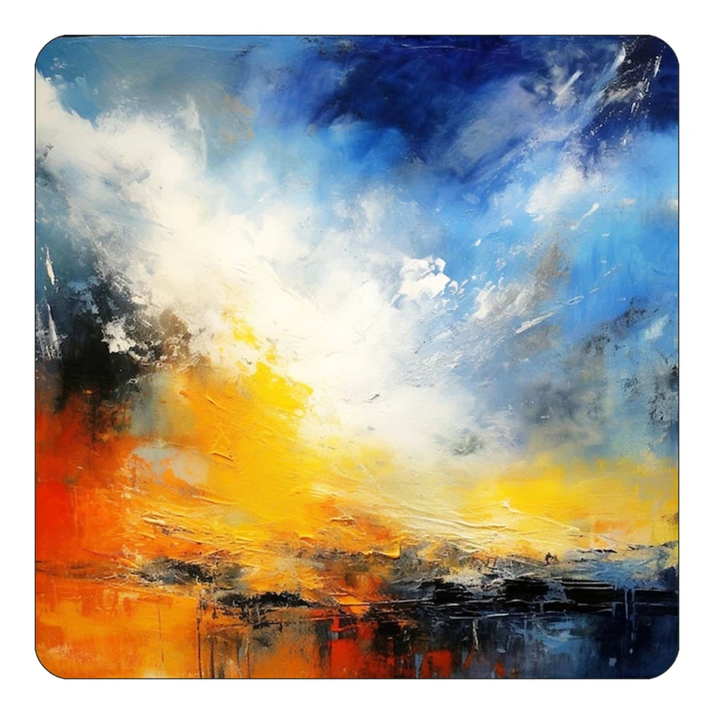 مگنت کاکتی طرح نقاشی رنگ روغن مدل mp69443