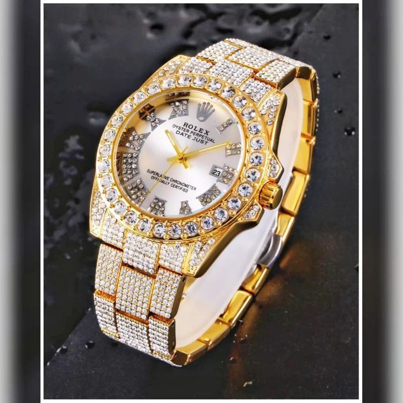 ساعت مچی عقربه‌ای مردانه  مدل دیت جاست فول نگین T