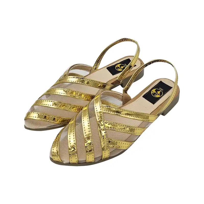 صندل زنانه سیی مدل اسلیپر جلوبسته کد 2106