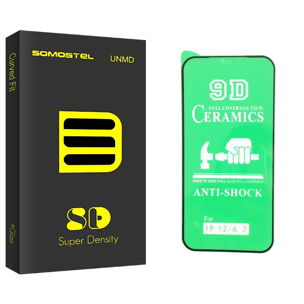 محافظ صفحه نمایش 9D سوماستل مدل Sd Glass مناسب برای گوشی موبایل اپل iphone 12 / 12 pro
