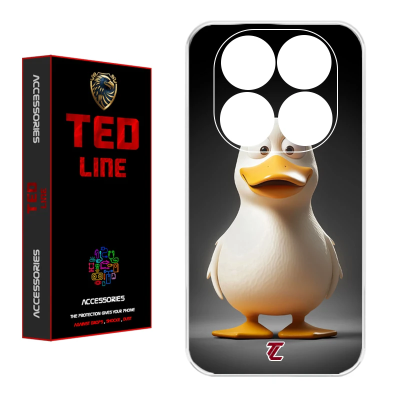 کاور تد لاین طرح اردک کد 1124 مناسب برای گوشی موبایل شیائومی Redmi Note 14 Pro Plus 5G