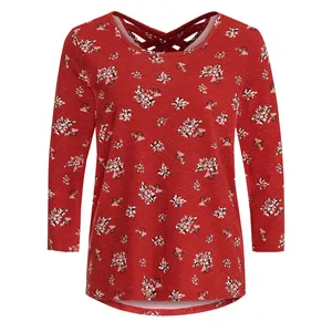 بلوز زنانه جینا مدل Flower60