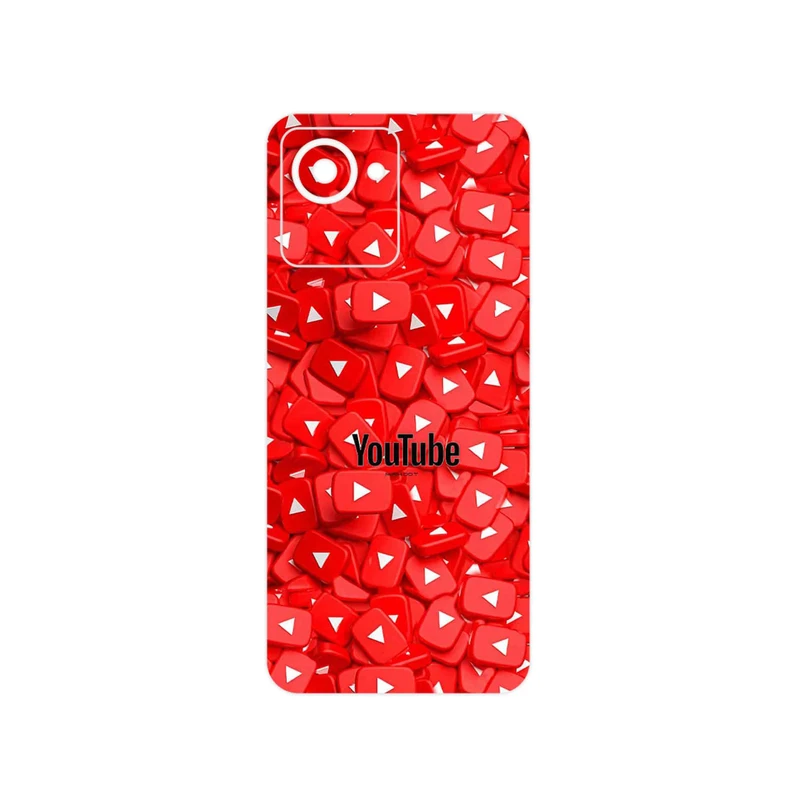 برچسب پوششی ماهوت مدل Youtube مناسب برای گوشی موبایل ریلمی C30s