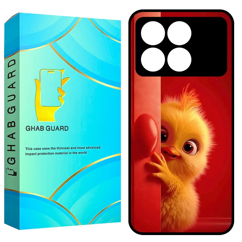 کاور قاب گارد طرح جوجه مدل GCHPK70P مناسب برای گوشی موبایل شیائومی Redmi K70 Pro 5G / Poco X6 Pro
