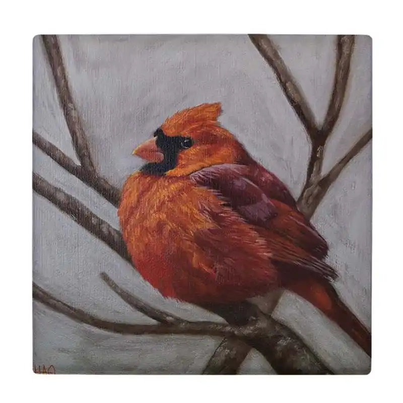 کاشی طرح نقاشی پرنده مدل لوحی BDT164