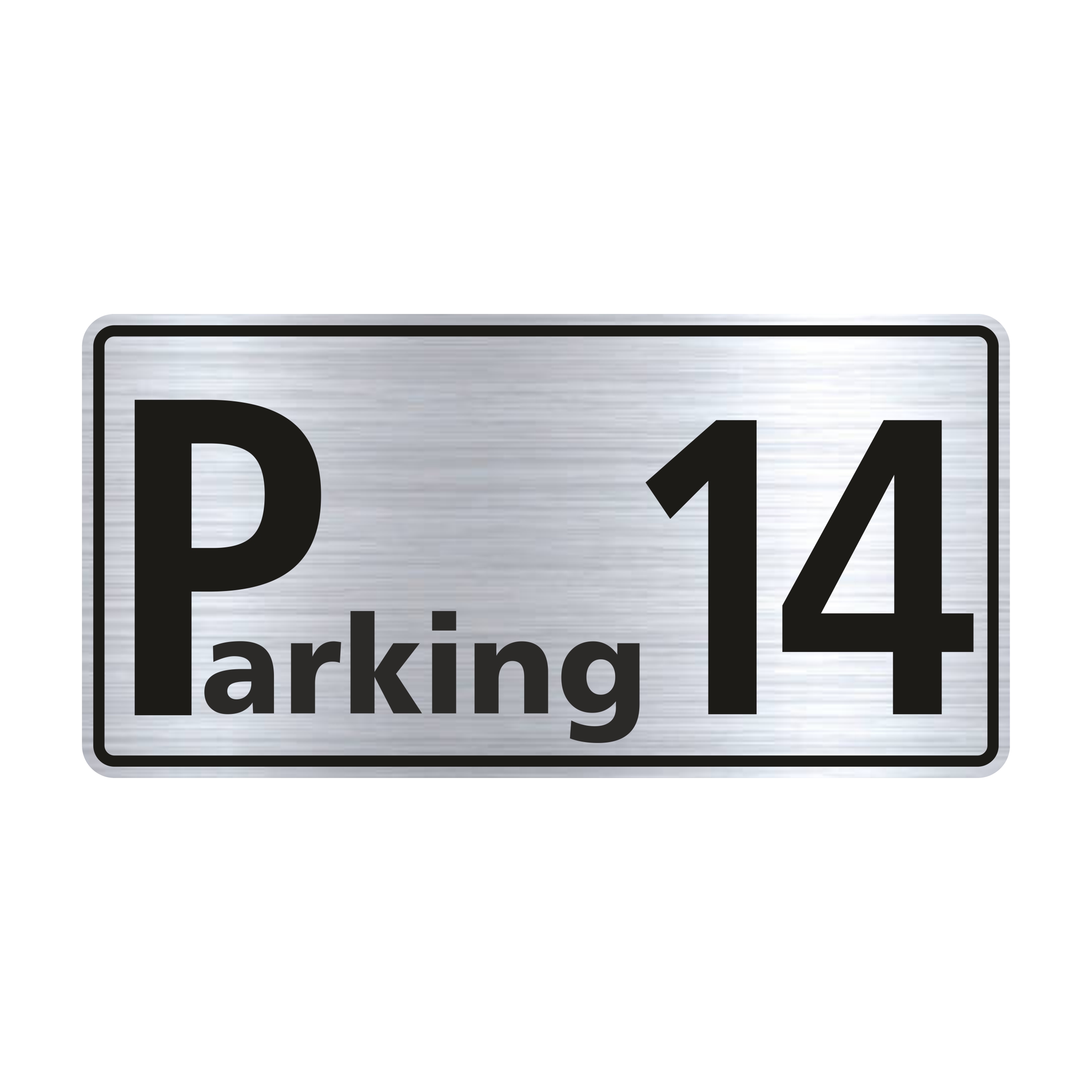 تابلو راهنما طرح پارکینگ شماره چهارده مدل NS614