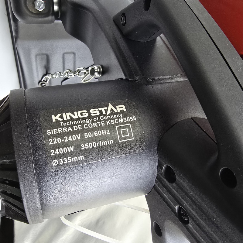 اره پروفیل بر برقی صنعتی کینگ استار مدل 2400W کد 335MM