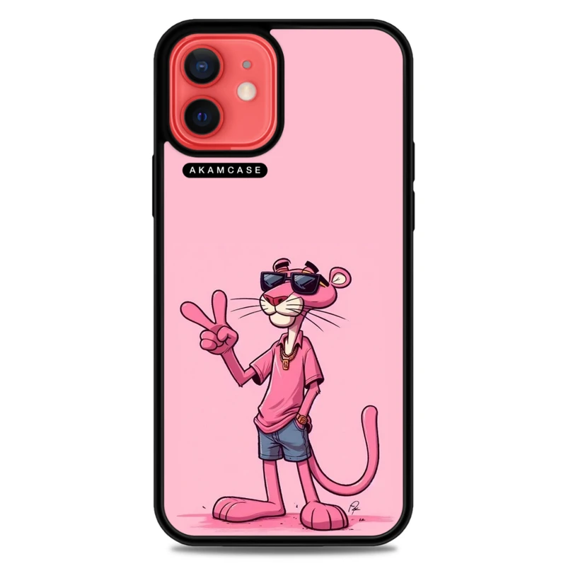 کاور آکام مدل AMC-WA12-PINK PANTHER10 مناسب برای گوشی موبایل اپل iPhone 12