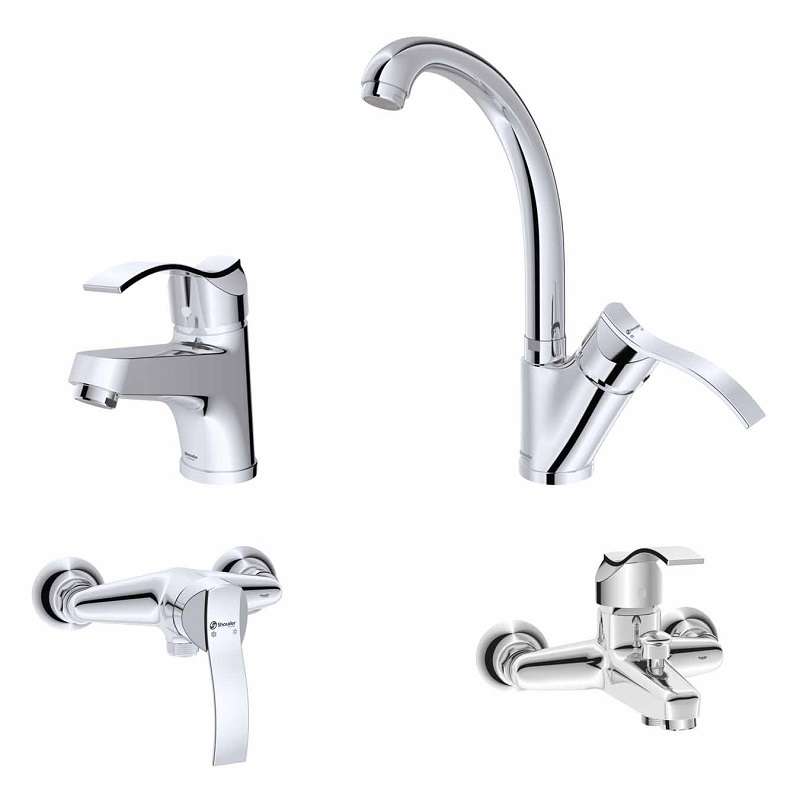 ست شیرآلات شودر مدل آپال ست شیرآلات شودر مدل آپال