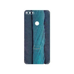 MAHOOT Turquoise feathers Cover Sticker for Huawei Y7 Prime 2018