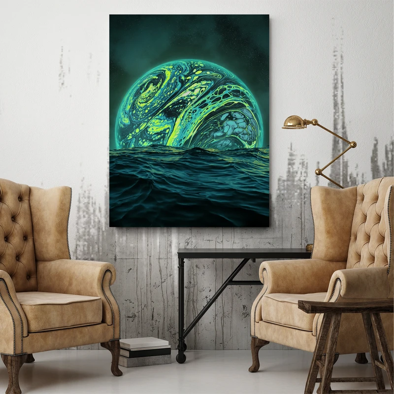 پوستر پارچه ای طرح سیاره منظومه شمسی کد FP2027