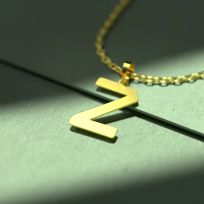 گردنبند طلا 18 عیار زنانه مدوپد مدل حرف Z کد H3-1-1158