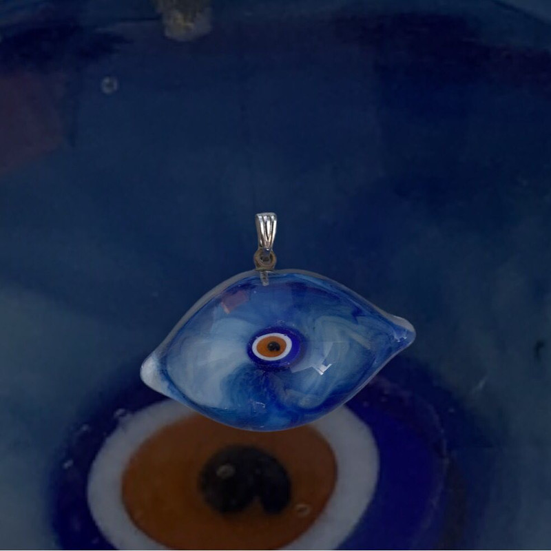 آویز گردنبند دخترانه مدل چشم نظر