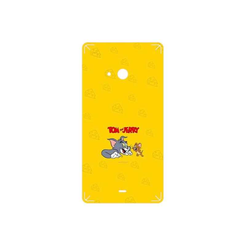 برچسب پوششی ماهوت مدل Tom and Jerry مناسب برای گوشی موبایل مایکروسافت Lumia 540