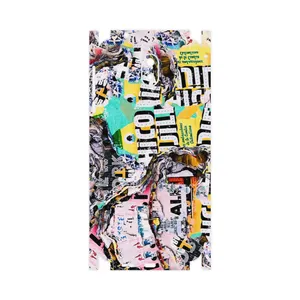 MAHOOT Collage of Teared Paper-FullSkin Cover Sticker for Nokia 3.1