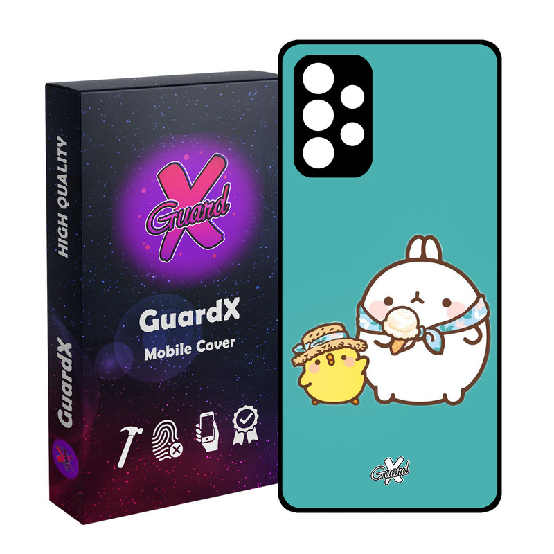 کاور گارد ایکس طرح مولانگ مدل Glass10312 مناسب برای گوشی موبایل سامسونگ Galaxy A32 5G