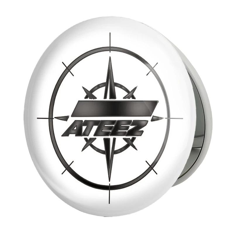 آینه جیبی خندالو طرح گروه ایتیز ATEEZ مدل تاشو کد 21302 