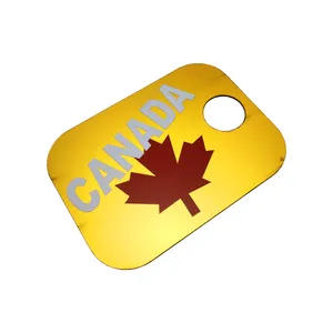 برچسب درب باک خودرو طرح کانادا مدل LAZER مناسب برای پراید