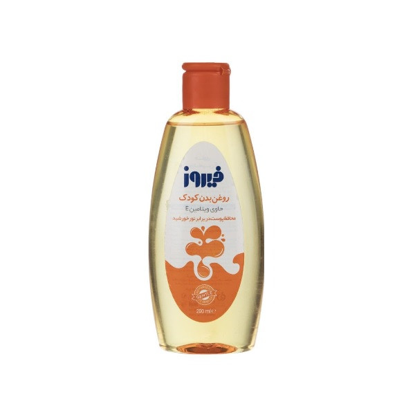 روغن بدن کودک فیروز مدل ویتامینه حجم 200 میلی لیتر مجموعه 3 عددی