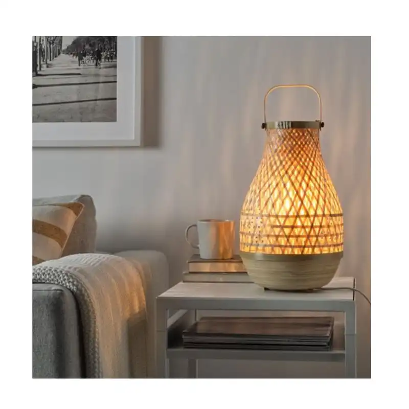 آباژور رومیزی ایکیا مدل حصیری MISTERHULT_90437629