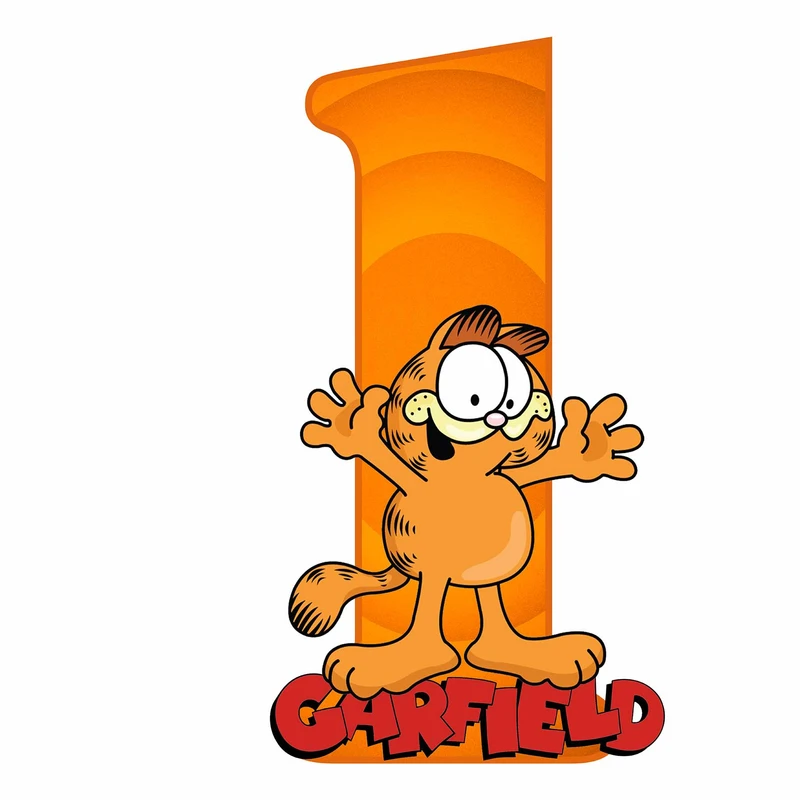 استند رومیزی مدل عدد 1 طرح گارفیلد کد 1684
