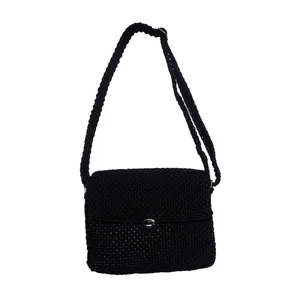 کیف بافتنی مدل صاف کد 14037 