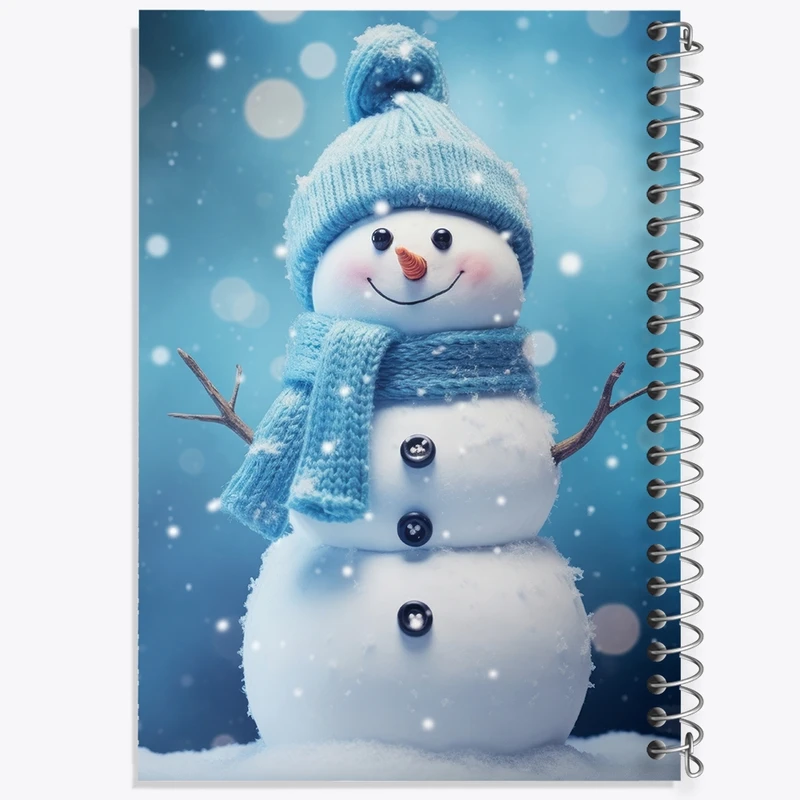 دفتر لیست خرید 50 برگ خندالو طرح آدم برفی کد F2598