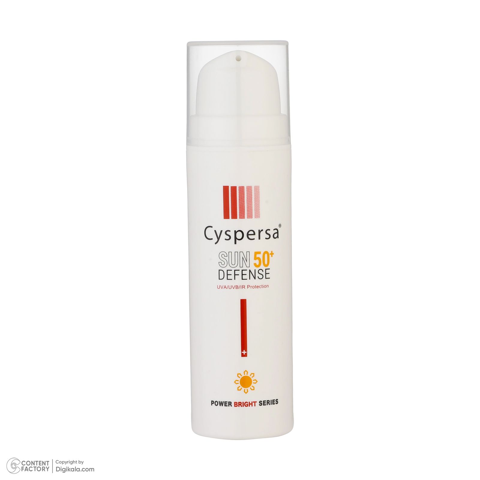 کرم ضدآفتاب بی‌رنگ سیسپرسا SPF50 مدل ضدلک مناسب برای انواع پوست، حجم 50 میلی‌لیتر -  - 3