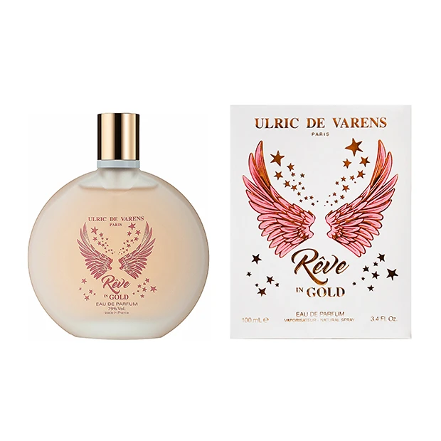 ادو پرفیوم زنانه اولریک دو وارن یو دی وی مدل REVE GOLD حجم 100 میلی لیتر