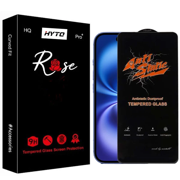 محافظ صفحه نمایش هیتو مدل Rose Antistatic Glavers مناسب برای گوشی موبایل اپل IPhone 16 / 16 Pro