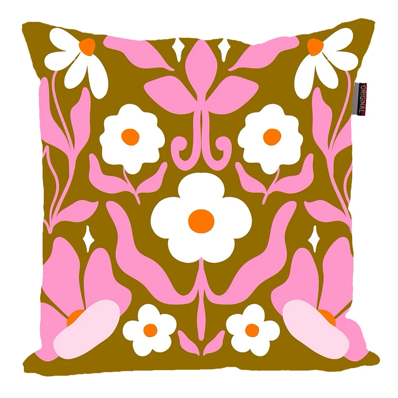 کوسن پاد آفرین مدل مینیمال طرح گل کد PK30042