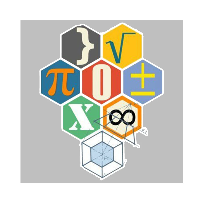 استیکر لپ تاپ و موبایل گوفی طرح ریاضی لونه زنبوری