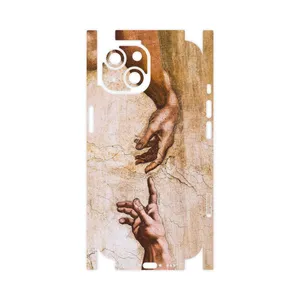 MAHOOT The Creation of Adam of MichelAnge-FullSkin Cover Sticker for Apple iPhone 15