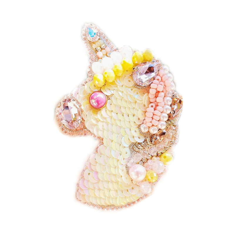 گل سینه زنانه مدل یونیکورن