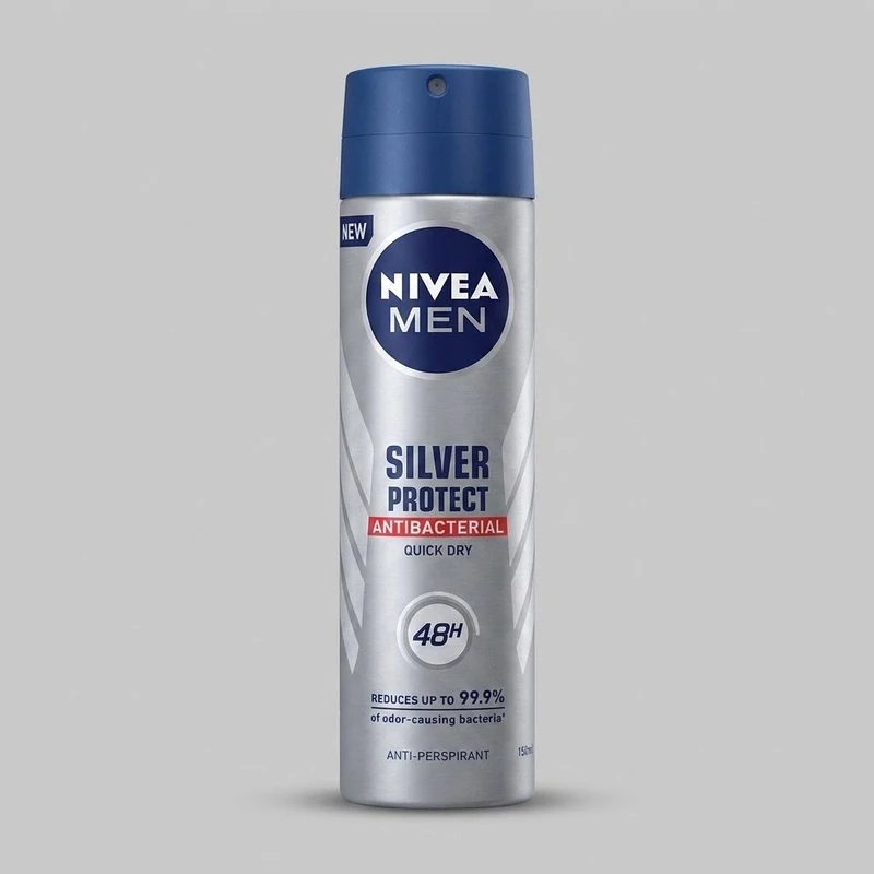 اسپری ضد تعریق مردانه نیوآ مدل Silver Protect حجم 150 میلی لیتر