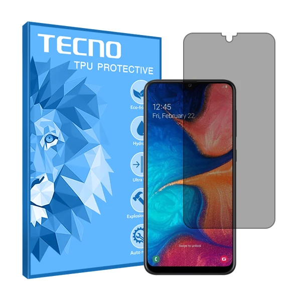 محافظ صفحه نمایش حریم شخصی تکنو مدل HyPRV مناسب برای گوشی موبایل  سامسونگ Galaxy A20 