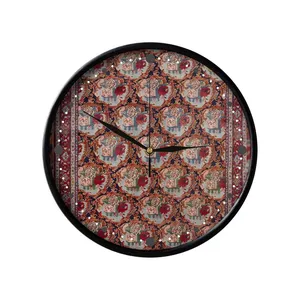 ساعت دیواری مدوپد طرح فرش سنندج مدل C-Sanandaj12