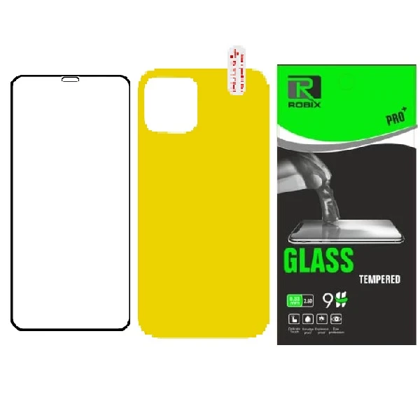 محافظ صفحه نمایش وپشت گوشی روبیکس مدل FL ip12 مناسب برای گوشی موبایل اپل iPhone 12 mini