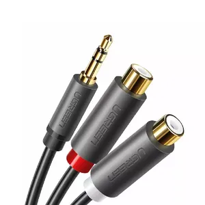 کابل تبدیل جک 3.5 میلی‌متری به RCA یوگرین مدل AV109 -10547 به طول 0.25 متر