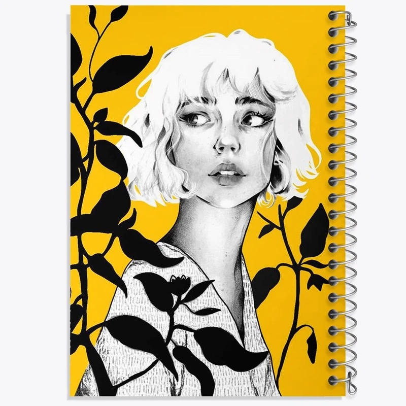 دفتر ژورنال نویسی 50 برگ خندالو مدل نقطه ای طرح دخترانه کد 25635