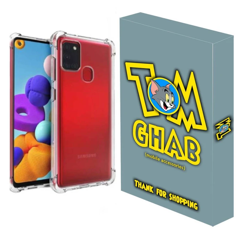 کاور قاب تام مدل ژله ای کپسول دار مناسب برای گوشی موبایل سامسونگ Galaxy A21s