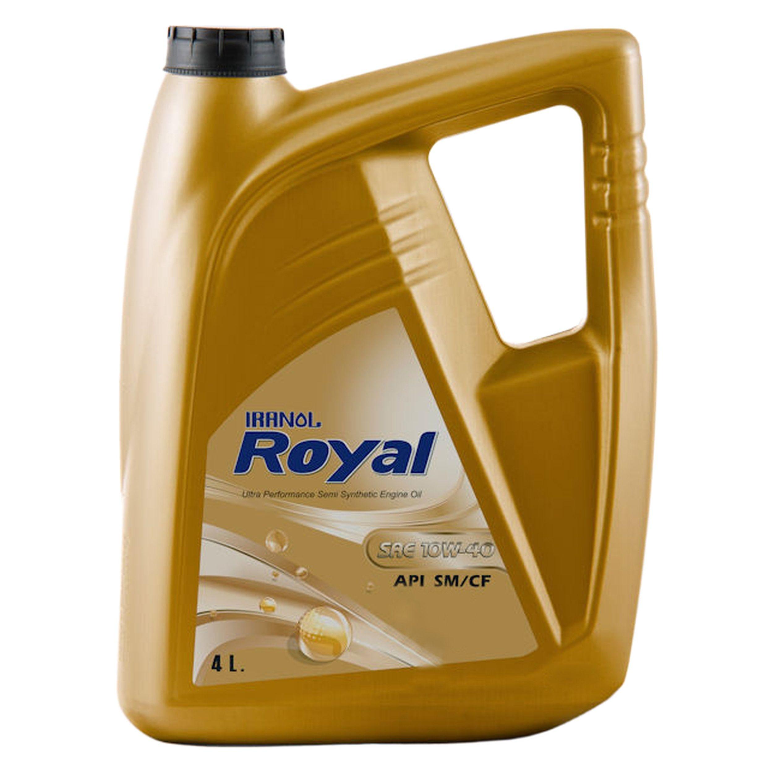 روغن موتور ایرانول مدل رویال 20W50 SM حجم 4 لیتر
