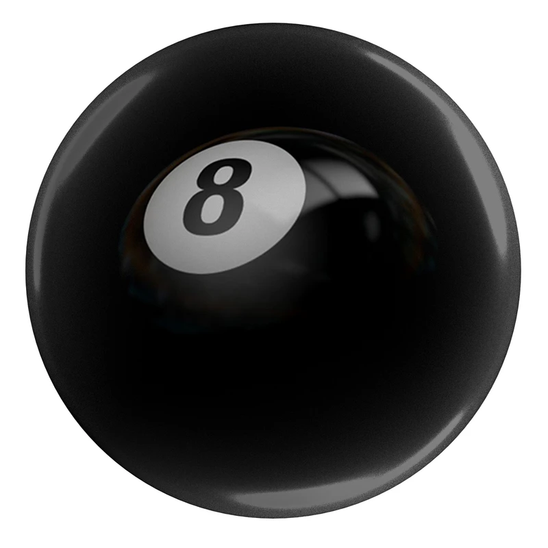 پیکسل طرح توپ شماره هشت بیلیارد مدل S3998