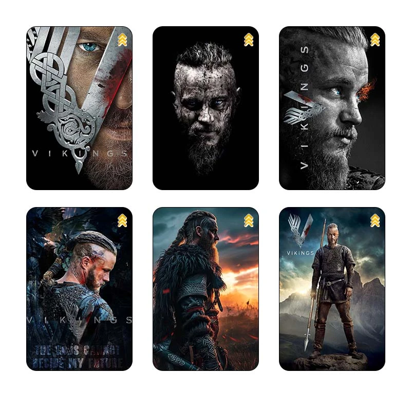 استيکر کارت کارنيکا طرح وایکینگ‌ها Vikings کد 32746 مجموعه 6 عددی
