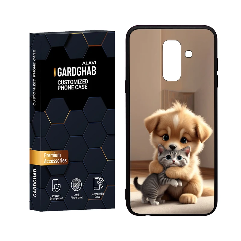 کاور گارد قاب علوی مدل Glass مناسب برای گوشی موبایل سامسونگ Galaxy A6 Plus