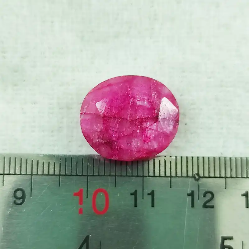 سنگ یاقوت سلین کالا مدل بیضی کد Pc1-8