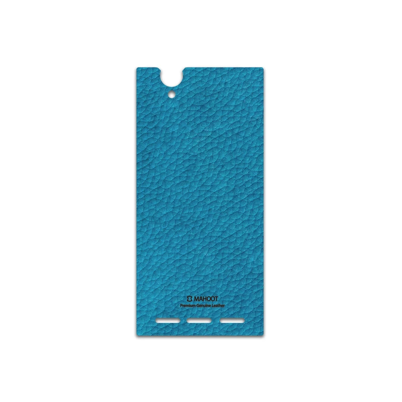 برچسب پوششی ماهوت مدل Blue-Leather مناسب برای گوشی موبایل سونی Xperia T2 Ultra
